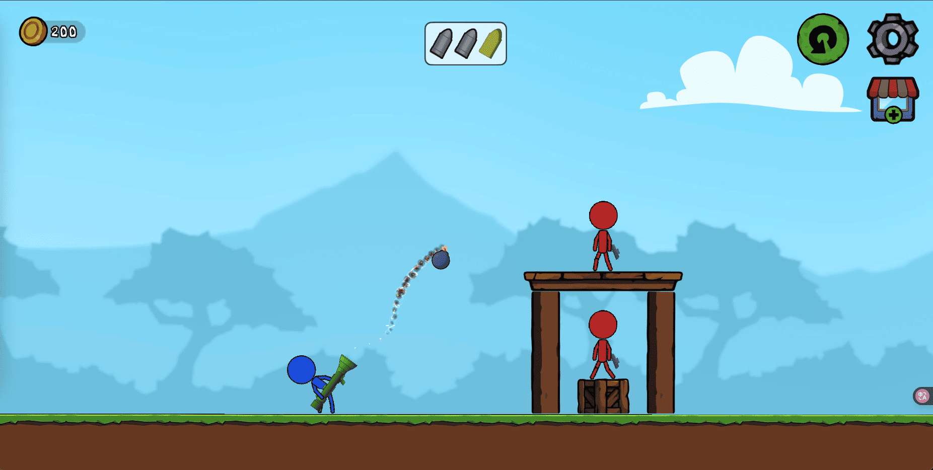 Stick Boy Bazooka Ragdoll Game Category