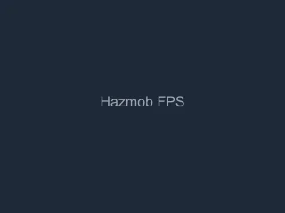 Hazmob FPS Game Category